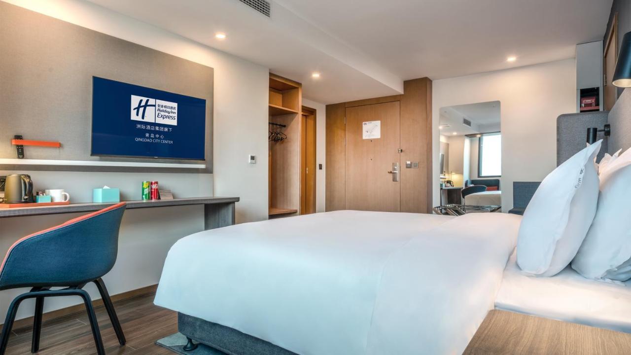 Holiday Inn Express Qingdao City Center By Ihg Exterior foto